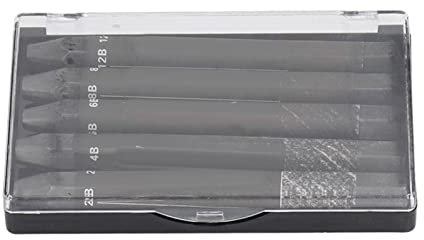 Graphitstifte, Graphitstift, Kohlestifte Zum Zeichnen mit 5 Stück Wasserlöslichem Graphit Zum Skizzieren