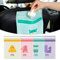 VBGURR 60 Pcs Cute Car Trash Bag Self-Adhesive Car Garbage Bag Waterproof Disposable Trash Bag for Auto Suitable for Vehicle Bedroom Bathroom