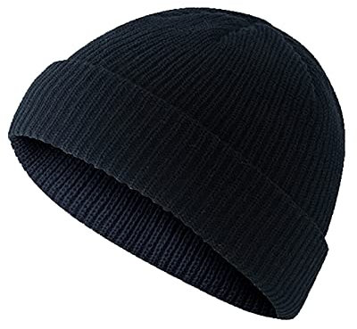 Strickmütze für Herren und Mütze für Herren mit feinen und für Frauen warme Winter-Baseballmützen Hüte Dich Vorm Bösen Wolf (C, One Size)