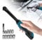 Chiave a cricchetto senza fili estesa da 3/8 per batteria Makita da 18 V, testa estesa da 16 cm, 320 giri/min, 80 N.m, set di chiavi a cricchetto elettriche con luce LED e 8 prese