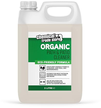Chemical Trade Store - Limpiador concentrado orgánico para caminos, terrazas y patios, apto para mascotas, sin lejía, respetuoso con el medio ambiente, elimina moho, musgo, algas, ideal para