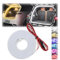 Dynamic Flowing Car Trunk Light Strip, 2M/4M Car Trunk Led Light Strip, Universal Waterproof Cargo Ambient Lighting, Constant/Flowing, Can Be Cut, for SUVs Vans (White,2M Flowing)