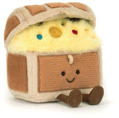 Generisch museables Treasure Chest - Schatzkiste Kuscheltier 19cm