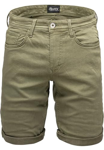 REPUBLIX Herren Jeans Short Männer Kurze Bermuda Hose Regular Fit R7039