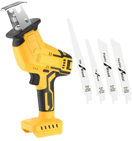 Reciprocating Saw, Cordless Reciprocating Saw Wood/Metal/Pipe/Tree Cutting Power Tools Electric Household Woodworking