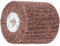 PFERD POLINOX Schleifwalze PNZ | 100 x 100 mm, Keilnut 19 mm, Korund A80, Mittel | 44641108 – für ein gröberes Schliffbild