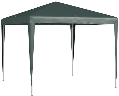 Outsunny 2.7m x 2.7m Garden Gazebo Marquee Party Tent Wedding Canopy Outdoor(Dark Green)