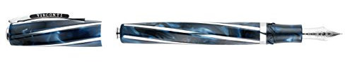 Visconti Divina Elegance Fine Nib Oversized Fountain Pen - Blue