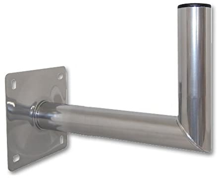 Wandhalter 40 cm aus Stahl mit ALU- VERZINKTER Oberfläche - TÜV geprüft 40 x 25
