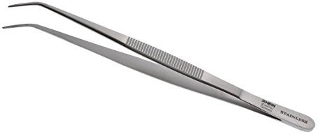 RHEIN grillpincett – vändstift – kokpincett – akvariumpincett – rostfritt stål (35 cm)