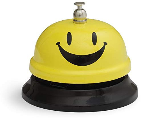 TimeTEX Pädagogen-Glocke lachendes Gesicht, 75 mm ø