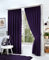 Hachette Thermal Blackout Curtains Pencil Pleat Tape Top Including Pair of Tiebacks (Aubergine Purple, 66 X 54)