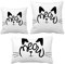 Cat Meow Quote DIY Design Wurf Kissen Set Einfügen Kissen Cover Home Sofa Dekor Geschenk