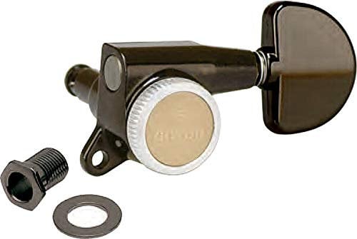 Gotoh® »SG381 MG-T - GUITAR MACHINE HEADS« 1 Satz Locking-Mechaniken für E-Gitarre - 3-links/3-rechts - 1:16 Übersetzung - Finish: Black