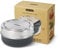 BLACK + BLUM Bowl | Fiambrera a prueba de fugas para preparación de comidas, vidrio, acero inoxidable, polipropileno con fibra de madera y silicona, pizarra, 750 ml