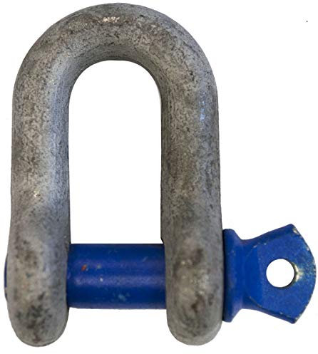 RS PRO Bügel D-Schäkel mit Gewindestift Legierungsstahl Ø=10 mm für 1 t Last