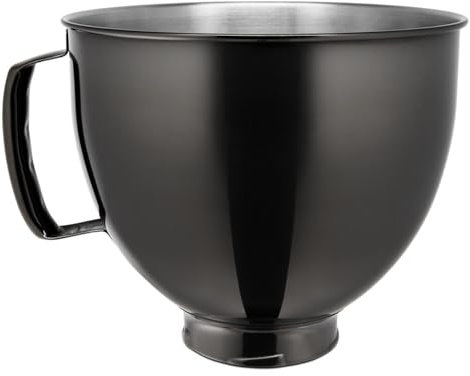 KitchenAid 5 Quart Tilt-Head Metallic Finish Stainless Steel Bowl, KSM5SSBRB