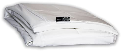 E.COOLINE Bettdecke kühlend - 200x135cm weiß - kühlende Bettdecke waschbar - Sommerbettdecke selbstkühlend - kühlende Sommer-Decke klimaneutral - effektive Körperkühlung - Made in Germany