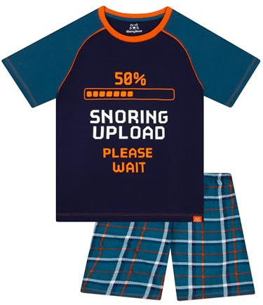 Harry Bear Gaming Pyjamas | Short Sleeve Boys Pyjamas | Gamer Pjs For Boys | Pyjama Set For Summer | Age 6 To 13 Years