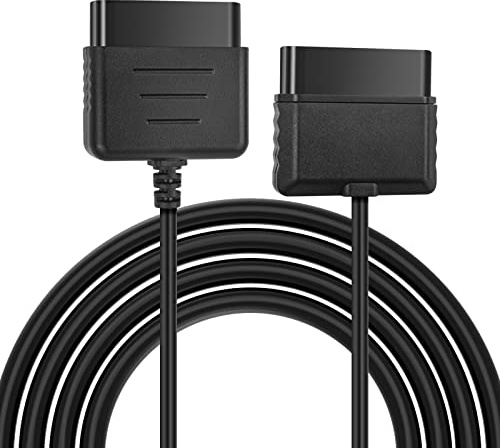 Arzweyk Cavo di prolunga PS2, 1,8 m, per console di gioco Sony PlayStation 1, PlayStation 2, controller cablato, 1,8 m (confezione da 1)