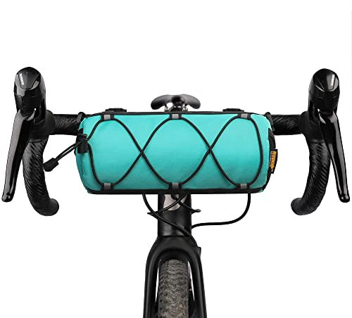 Rhinowalk Lenkertasche Fahrrad, Fahrradtasche vorne Lenker, Fahrradkorb, Mountainbike, Rennrad, Pendler-Umhängetasche, professionelles Fahrradzubehör Blau
