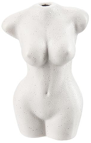 Keramikvase Blumenvase Moderne Schicke Vase, Minimalistische Pampasgras Blumenvase 17cm hohe vase Kreative Design blumenvase für Wohnzimmer Home Deko Getrocknete Blumen, Sand