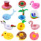 Aufblasbares Getränkehalter-Set, Getränkehalter Pool, Aufblasbarer Getränkehalter Pool Getränkehalter Untersetzer, Aufblasbarer Getränkehalter Pool Flamingo Aufblasbare Bierhalter Schwimmender(11Stk)