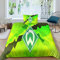 RINISA Werder Bremen 3D Bettbezug Geeignet Für Alle Bettbezug Bettwäsche Schlafkomfort Mit Reißverschluss 100% Microfaser Set 3 Teilig Bettbezüge Single（135x200cm）
