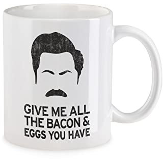 Urban Backwoods Give Me All The Bacon Tasse Mit Spruch Kaffeetasse
