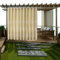 Outdoor-Vorhänge Garten,Terrasse,wasserdicht,verdunkelnd,wärmeisoliert,mit Ösen,Sichtschutzvorhang den Außenbereich,Balkon,Pavillon,Pergola,Innen- und Wohnzimmer (P-Beige,1 Panel B 254 x L 213 cm)