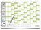Kalenderoutlet DIN A1 abwischbarer Wandkalender 2026 gerollt 84,0x59,0 cm groß inklusive 1 Marker. Wandplaner ist feucht korrigierbar, Jahresplaner in deutscher Sprache