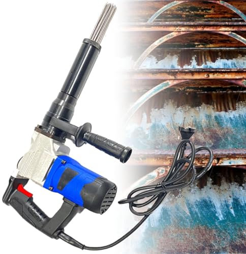 Cashwise Electric Needle Derusting Gun, Hand Held Needle Type Rust Remover Cleaning Machine, Needle Scaler for Removal of Rust, Weld Slag Paint Steel Pipe, Screw, Nut, Boat, Deck