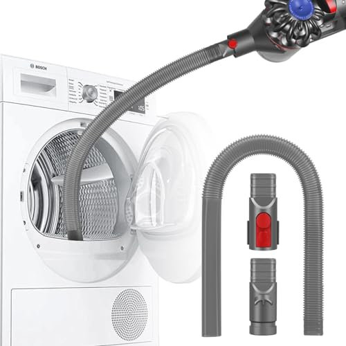 DrRobor Bocchetta a Lancia Flessibile per Dyson V11 V10 V12 V15 V8 V7 V6 Aspirapolvere, Ideale per la Pulizia dello Sfiato dell'asciugatrice