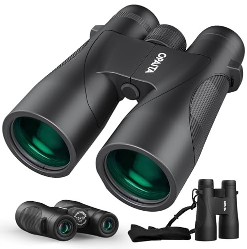 OPAITA Jumelles pour Adultes Puissante - 15x52 Jumelles pour Adultes avec BAK4 Prism FMC lentille, Jumelle Puissantes pour Observation des Oiseaux Voyages Chasse Sports Concerts
