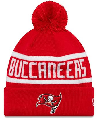 New Era Unisex Knit Medium Beanie-Mütze, Rot, Einheitsgröße EU