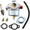 MCHNIC Vergaser mit Dichtung Zündkerze für Tecumseh Rasenmäher Motor 632795 632795A 633014, LAV 30, LAV 35, LAV 40, LAV 50, TVS75, TVS90, TVS100, ECV100, TVS105, TVS115, TVS120