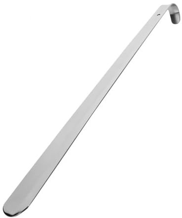 Bayli 52cm Schuhlöffel aus Edelstahl | Schuhanzieher | Schuhanziehhilfe aus Metall | Stabile Ausführung | Metallschuhlöffel mit Lochung zum Aufhängen