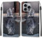 for iPhone 16 Pro Max Case, PU Leather Wallet Book Flip Folio Stand View Cover Pouch Compatible with iPhone 16 Pro Max Phone Case - Cat and Tiger