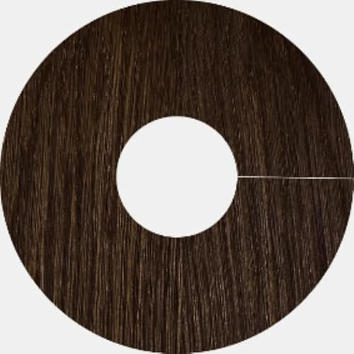 Oak Pipe Covers for Solid, Engineered Wood & Laminate Floors, 15mm Radiator Pipe Collars, Roses, Surroundings, Rings, Real Wood Oak Veneer, Slim Modern Profile, Self Adhesive (Walnut Oak, x2)