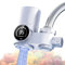 Filtre eau Robinet, Filtre Robinet Anti Calcaire,Filtre Robinet de Cuisine,Purificateur d'Eau sur Robinet,Filtre Robinet pour L'éLimination du Chlore, des MéTaux Lourds et des Odeurs (Blanco)