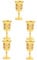 ABOOFAN Set Di 5 Calici Vintage Calici Da Vino Rosso Bicchieri Da Vino Retrò Eleganti Bicchieri Per La Casa