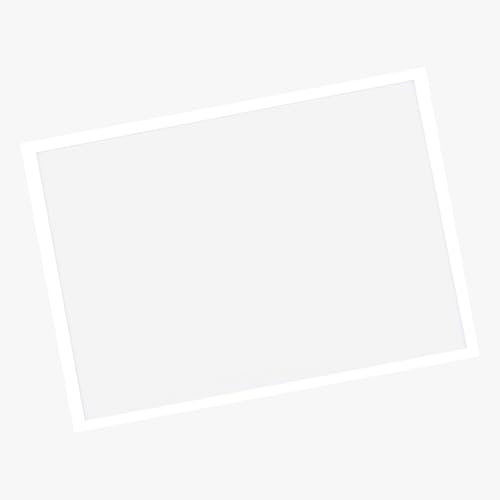 A4 Magnetischer Rahmen, Magnetrahmen für Bilder, 1 Stück, magnetische Tapete für Wand, Tür, Kühlschrank (weiß)