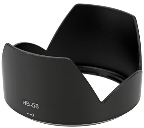 Paraluce HB-58 adatto per Nikon AF-S DX NIKKOR 18-300 mm f/3.5-5.6G ED VR Lens Hood