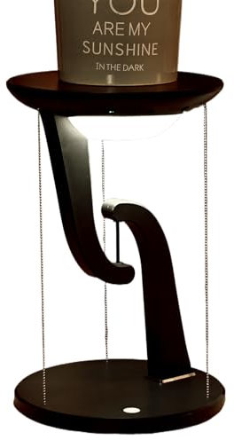 Syfunlv Schwebende Schreibtischlampe,Tisch LED Nacht, Nachttischlampe mit ladefunktion,Touch Control Dimmbar Nachtlicht,USB-Ladeanschluss,3700 Bis 3900 K,für Kinderzimmer, Treppenaufgang (Schwarz)