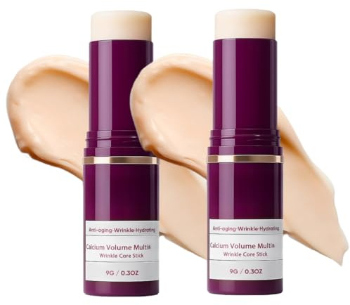 Calcium Multi-Action Lip Balm, Collagen Moisturizing Stick, Anti-aging, Moisturizing Treatment, Firming Skin, Suitable for Eyes, Neck, and Face