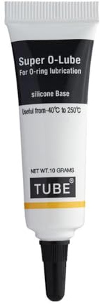 Waterproof Food Grade Silicone Lubricant Plumbers Grease, 0.35 Oz Silicone Grease Lubricant for O-ring Seal Lubrication