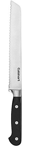 Cuisinart C77TR-8BD Triple Rivet Collection 8 Bread Knife, Black