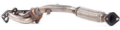 JMJ 1091508 Abgasrohr Vorne Kompatibel mit FORD FOCUS DAW, DBW 1067185 1784184 1067189
