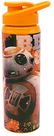 Star Wars SE110791 BB-8 Space Grid Bouteille d'eau en acier inoxydable Multicolore