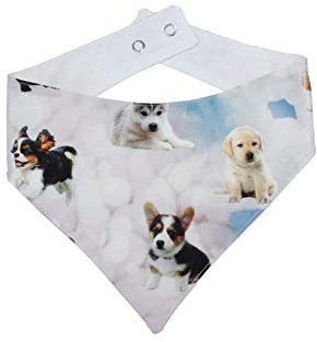 Little Chic by TAVO Hunde-Halstuch Hundehimmel Hundehalsband, Halsband, Halstuch - XS